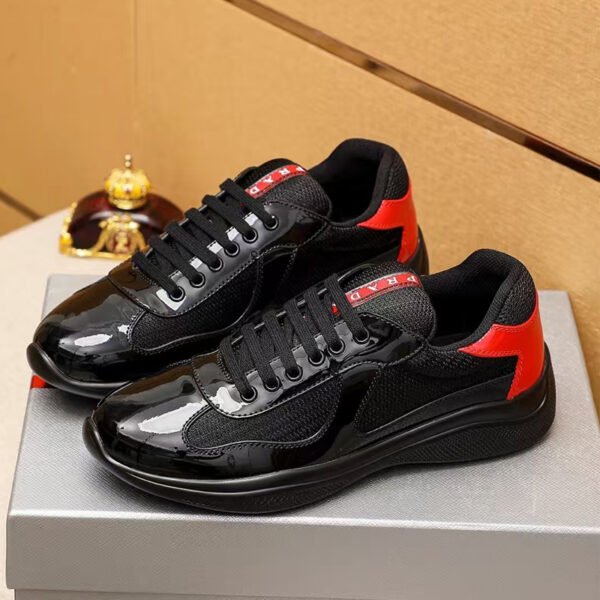 XJ001-007-010-01 XJ00107 Prada Shoes America’s Cup Sneakers