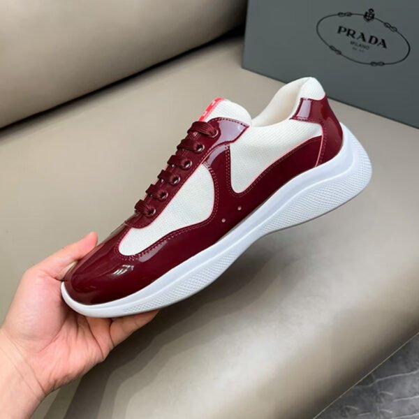 XJ001-016-010-02 XJ001016 Prada Shoes America’s Cup Sneakers