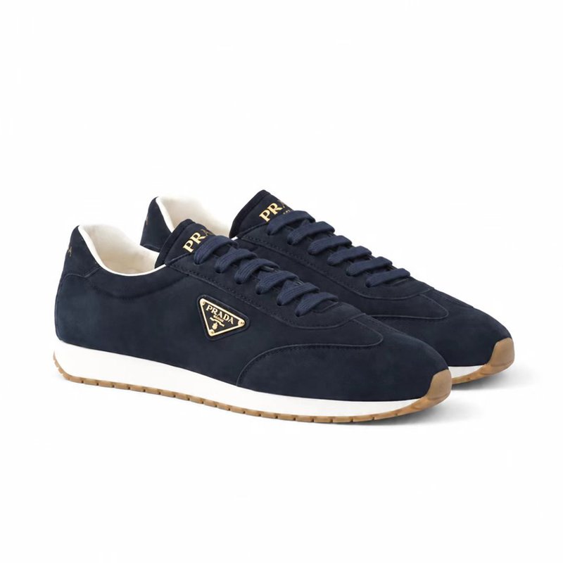 XJ00202 Prada Shoes Rank Suede Sneakers