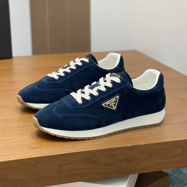 XJ002-002-010 XJ00202 Prada Shoes Rank Suede Sneakers