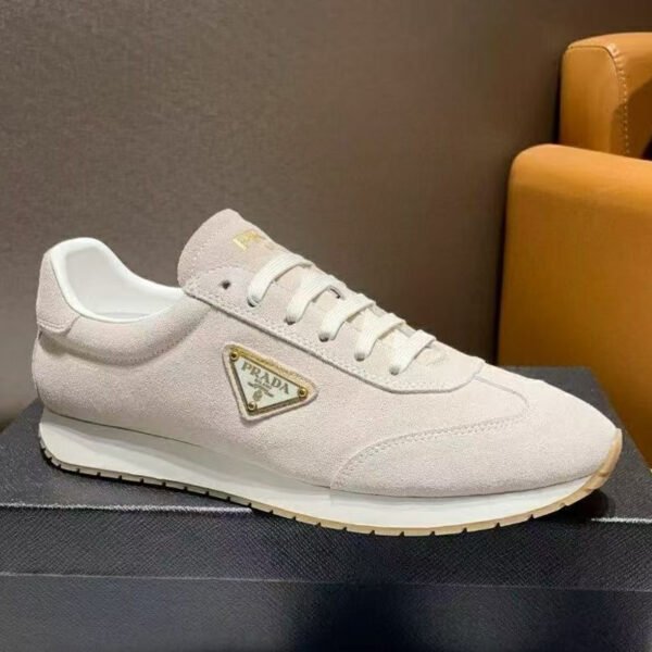 XJ00203 Prada Shoes Rank Suede Sneakers